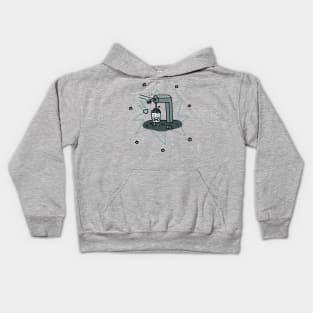 Showtime (Ghoulish Gray) Kids Hoodie